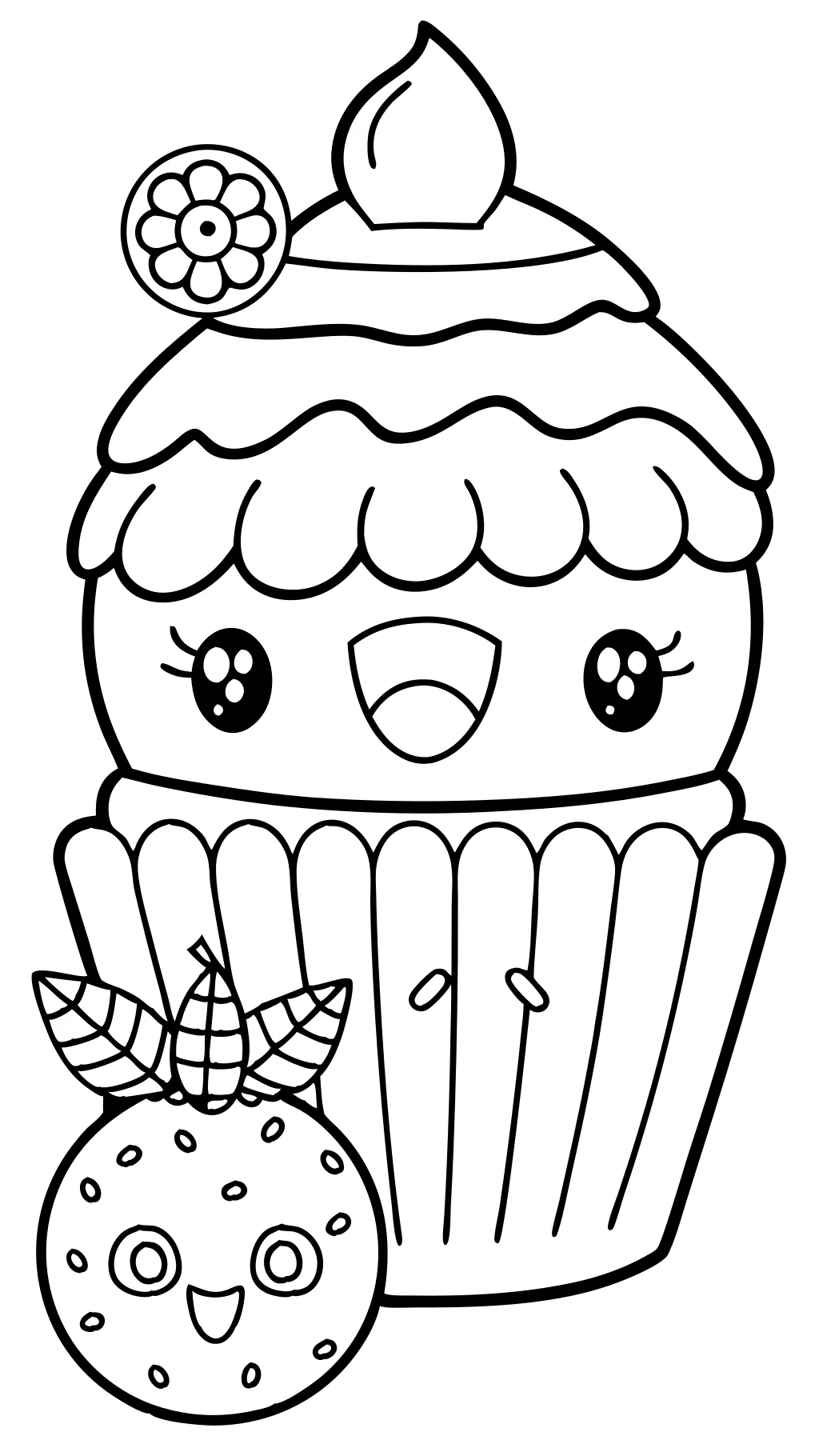 food cute coloring pages